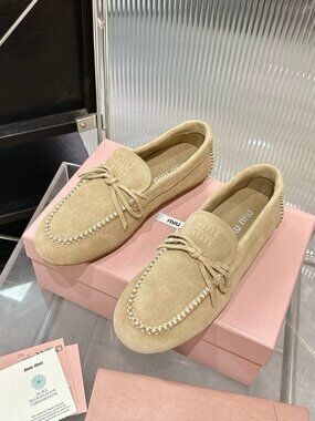Miu Miu Suede Loafers